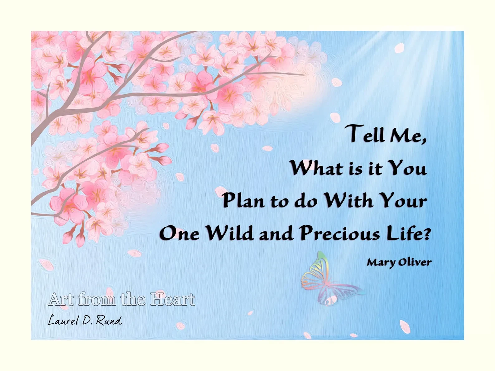 Tell Me by Mary Oliver